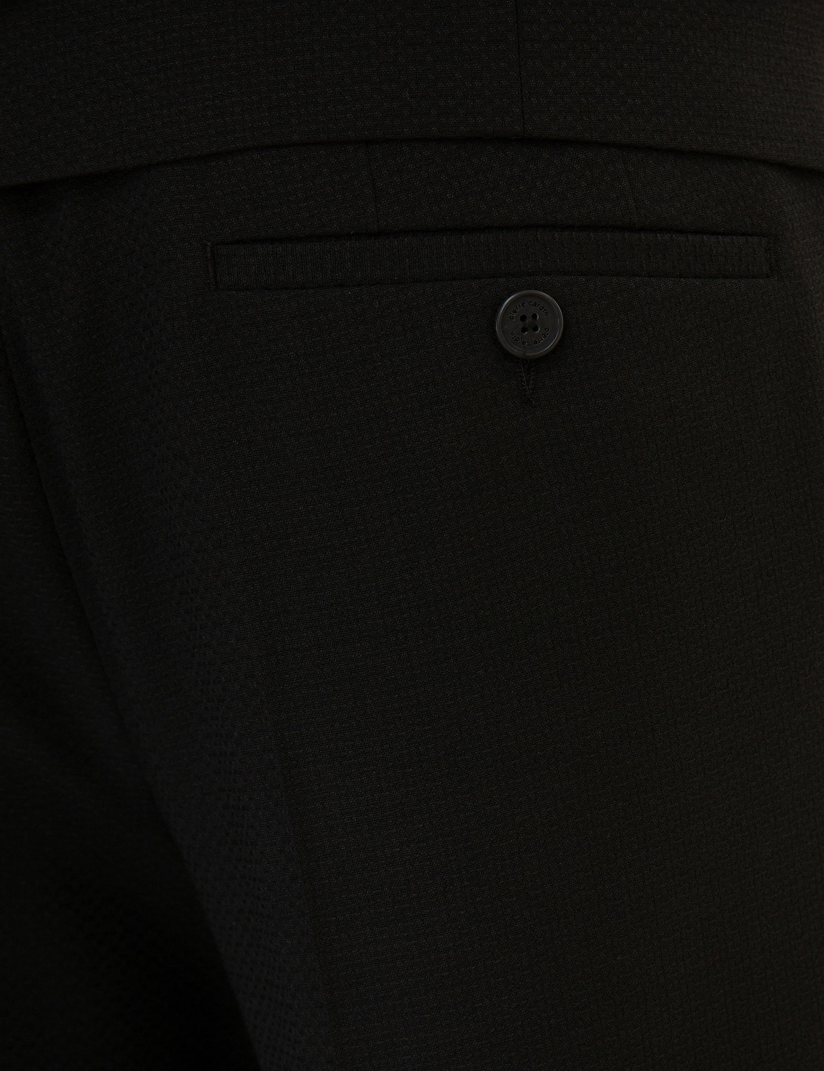 Siyah Ekstra Slim Fit Yelekli Takım Elbise