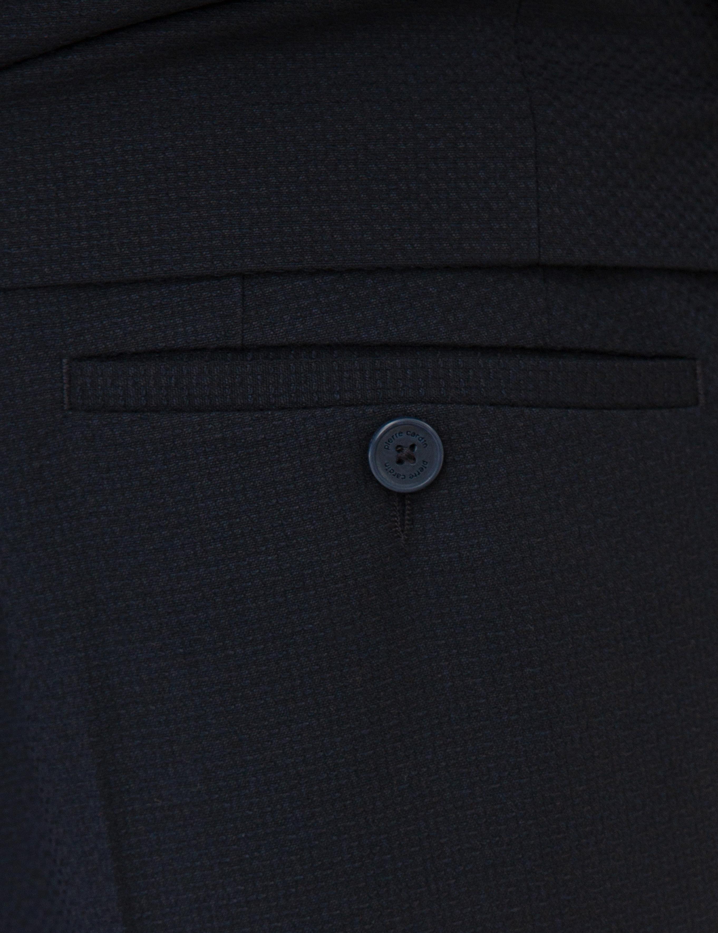 Lacivert Ekstra Slim Fit Yelekli Takım Elbise