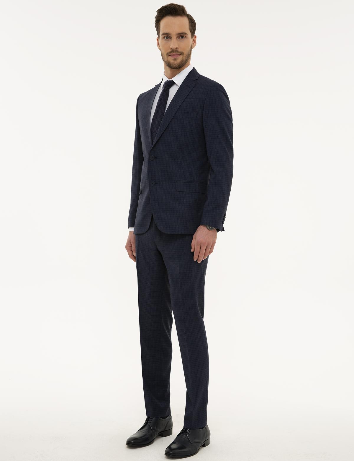 Lacivert Ekstra Slim Fit Takım Elbise - 50219960008