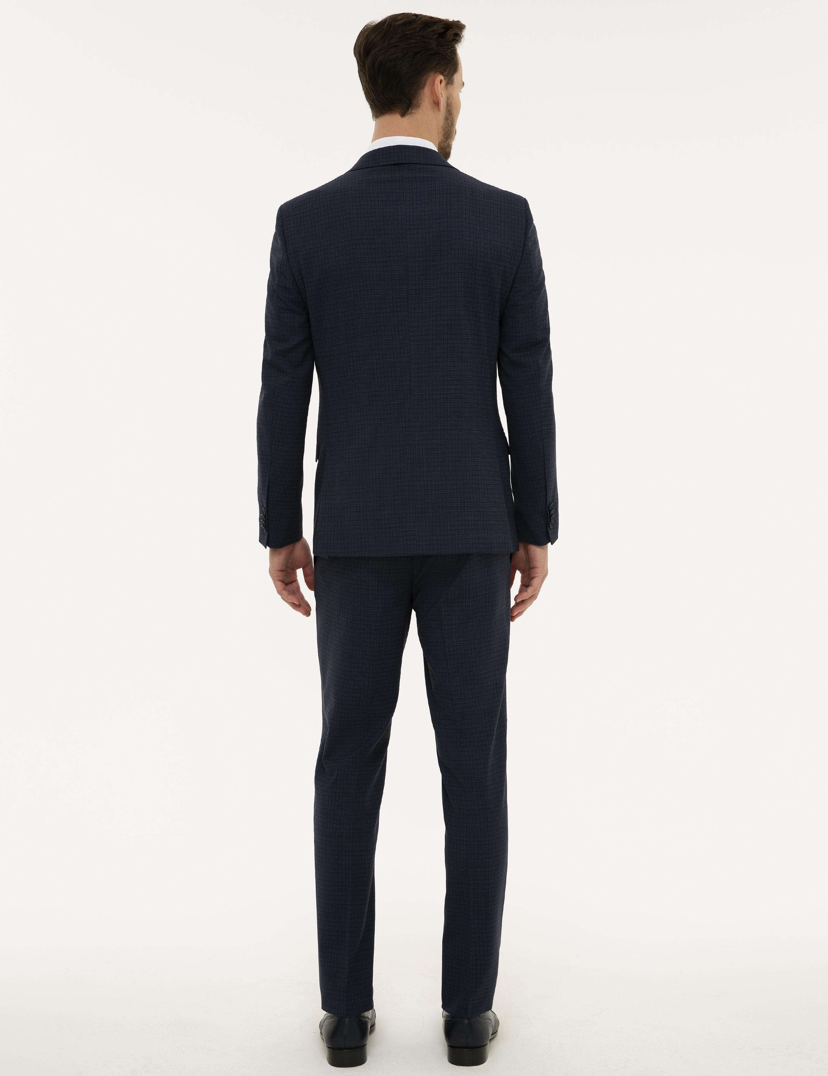 Lacivert Ekstra Slim Fit Takım Elbise