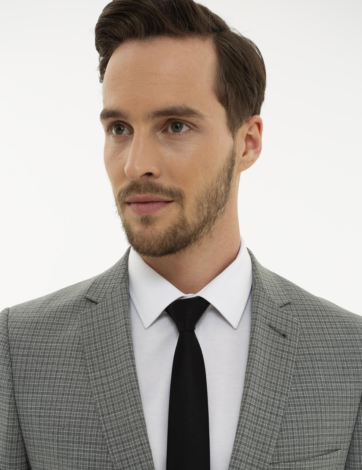 Gri Ex. Slim Fit Takım Elbise - 50219960041