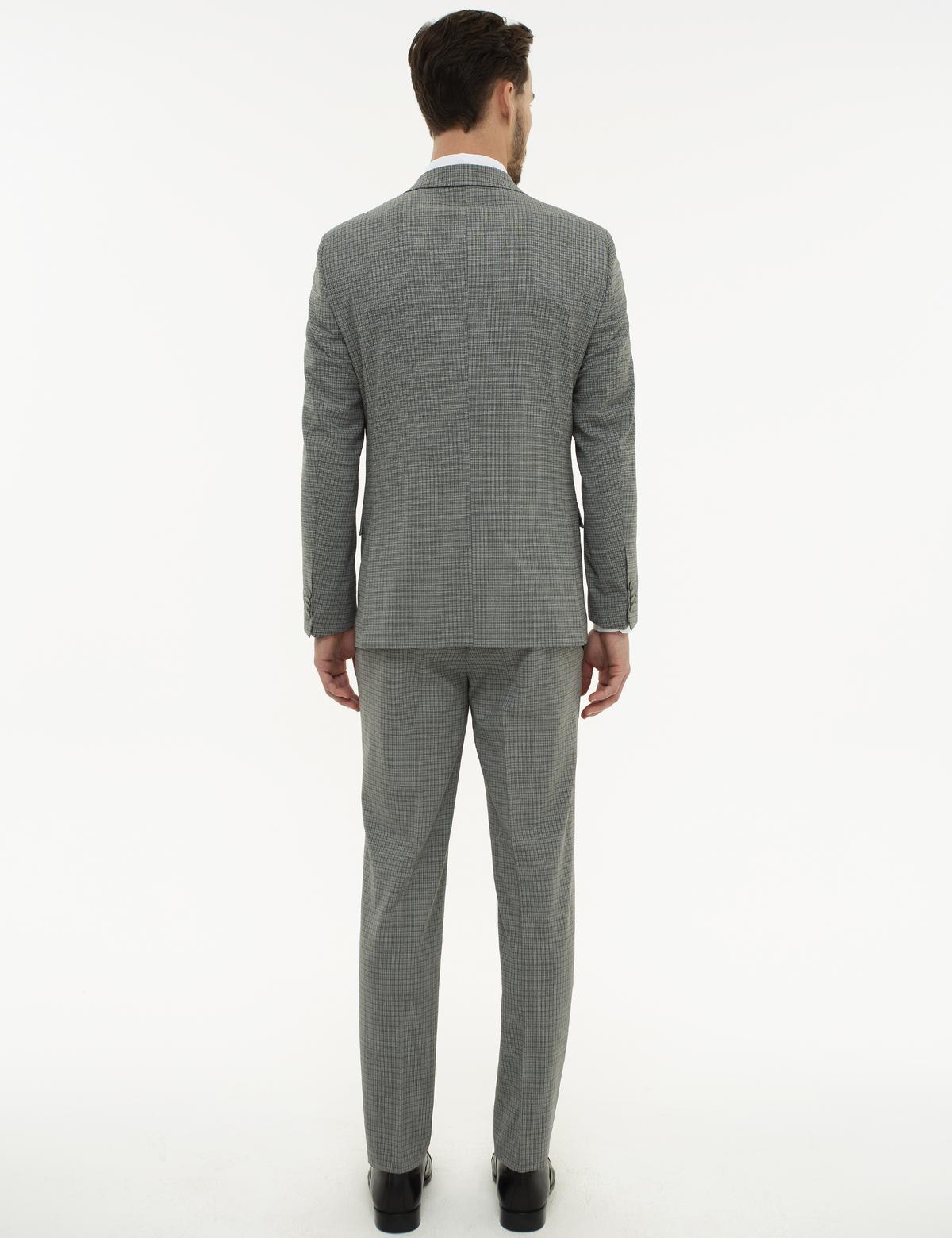 Gri Ex. Slim Fit Takım Elbise - 50219960041