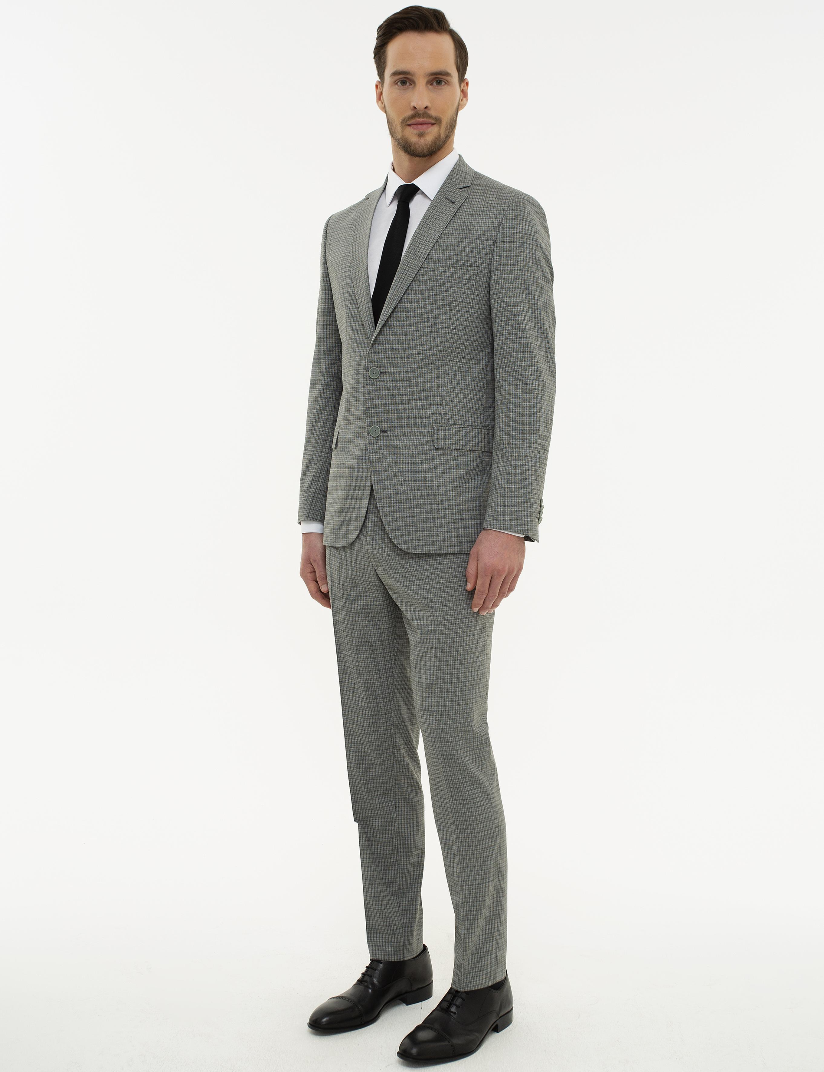 Gri Ex. Slim Fit Takım Elbise