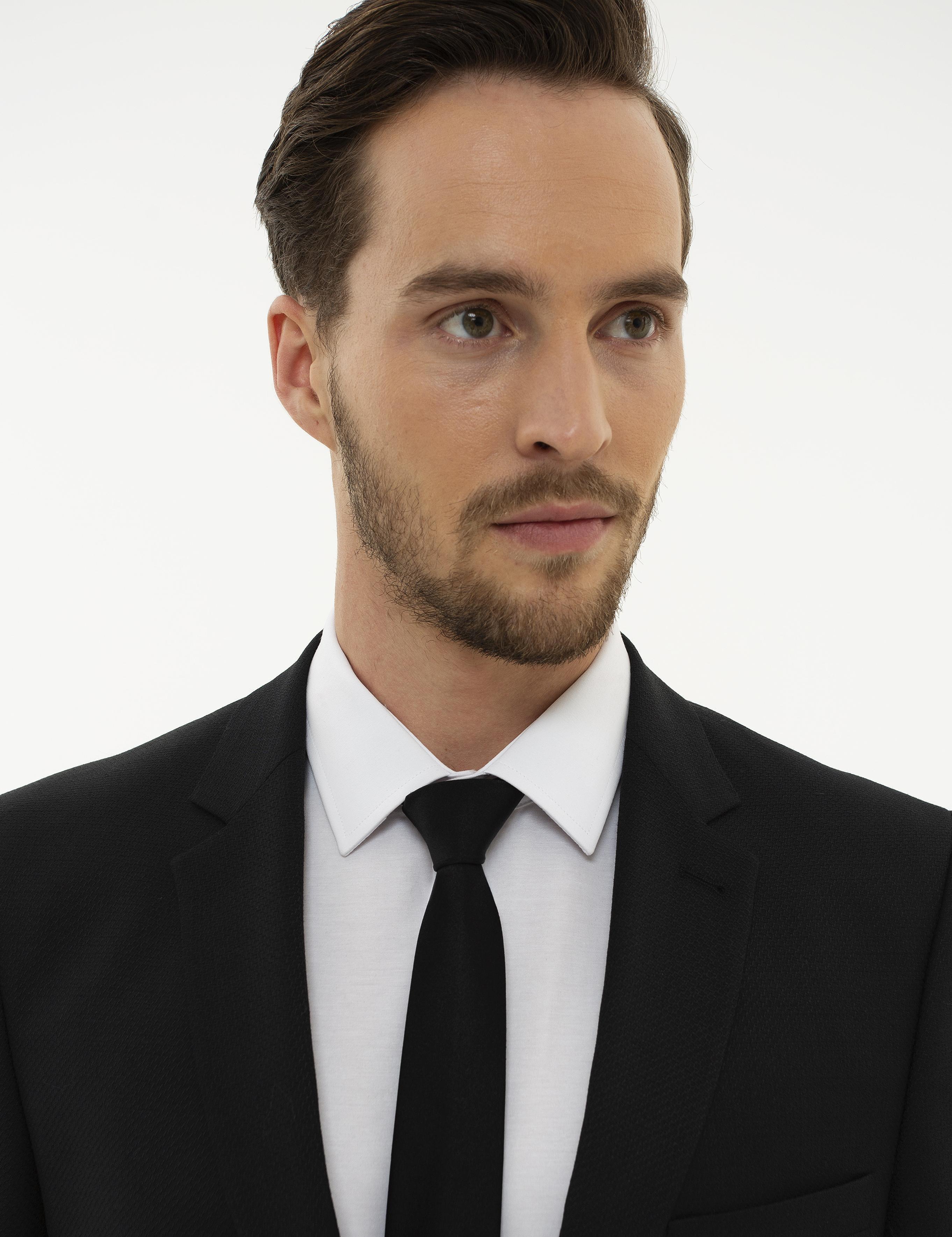 Siyah Slim Fit Takım Elbise