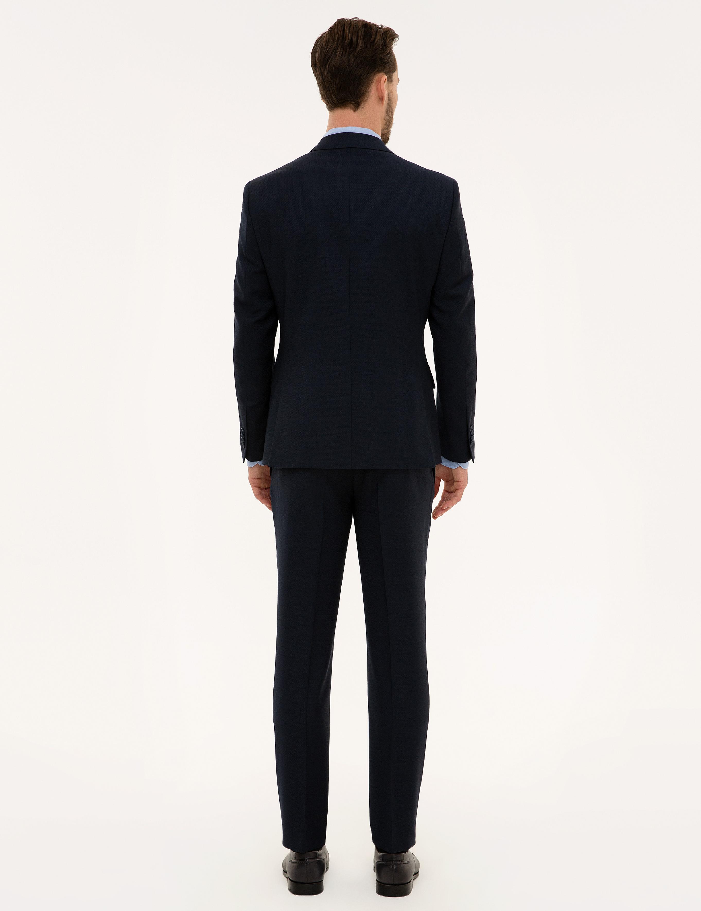 Lacivert Slim Fit Takım Elbise