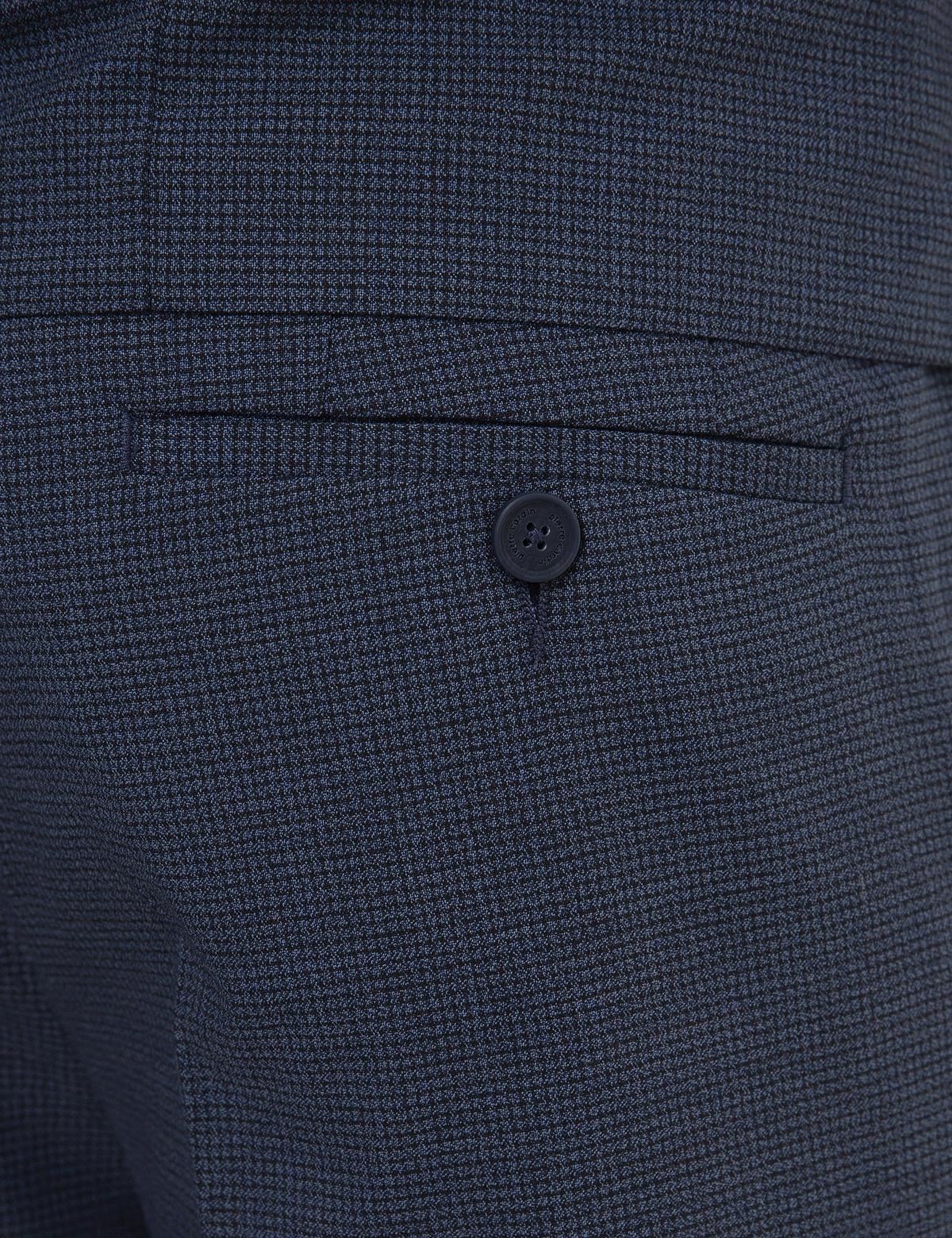 Lacivert Slim Fit Yelekli Takım Elbise - 50220019041