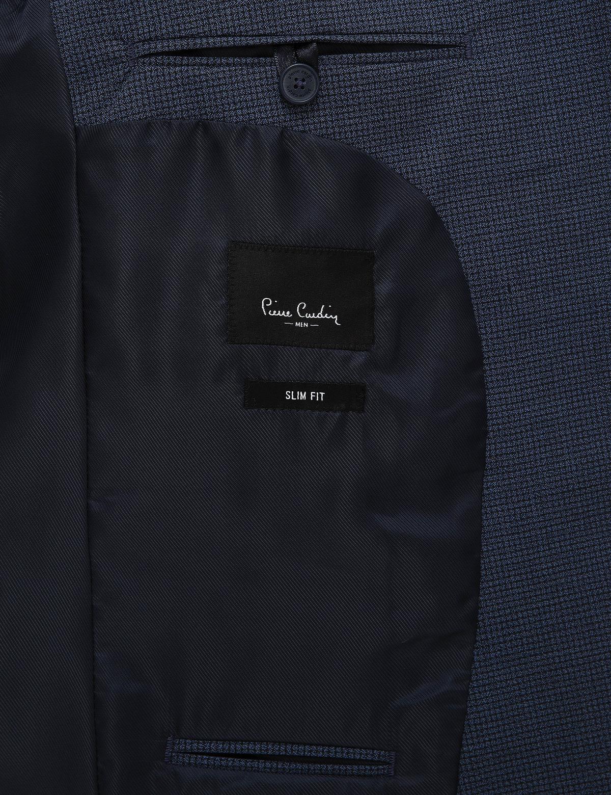 Lacivert Slim Fit Yelekli Takım Elbise - 50220019041