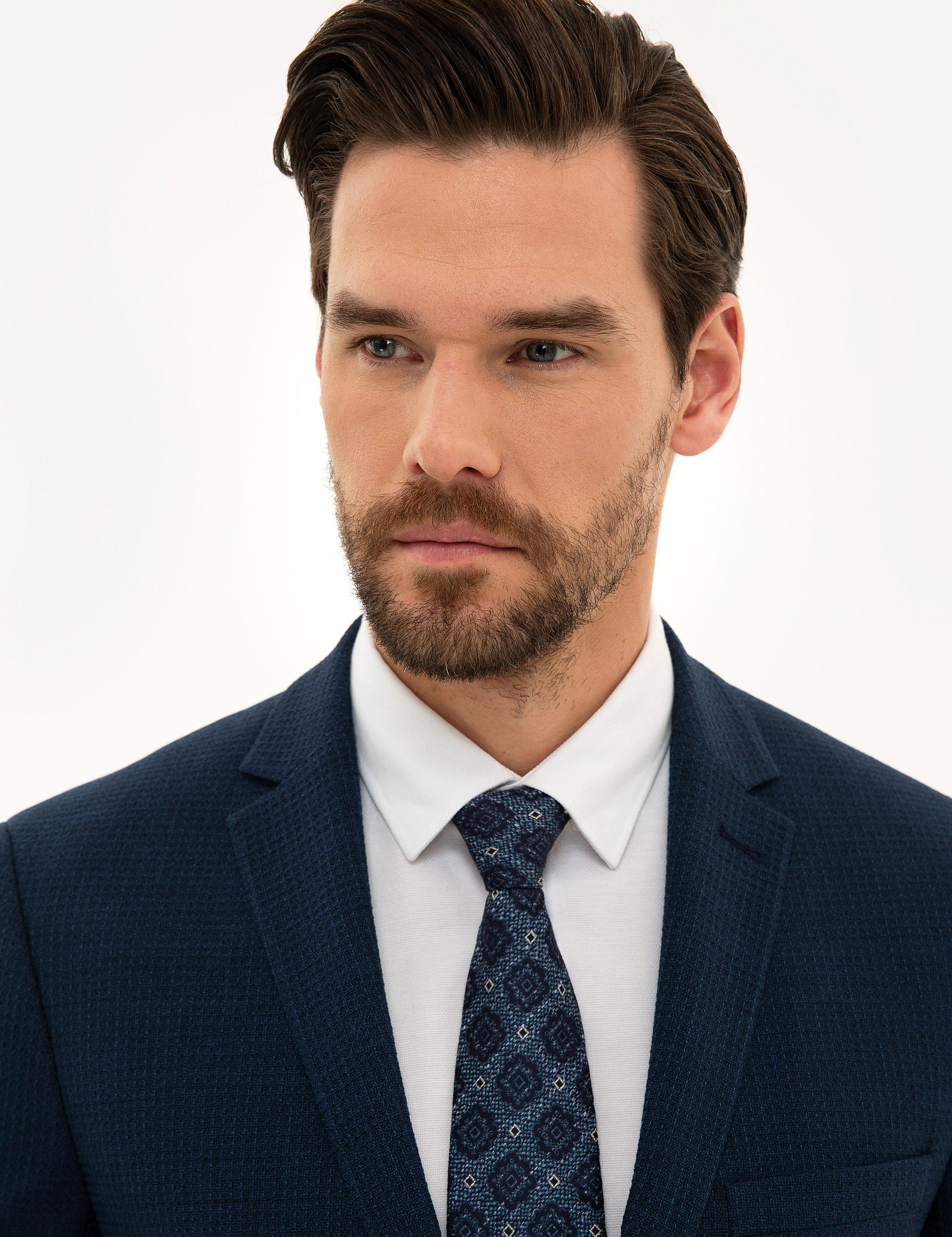 Lacivert Slim Fit Ceket