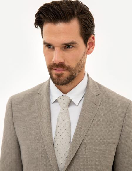 Açık Kahverengi Slim Fit Ceket - 50220037074