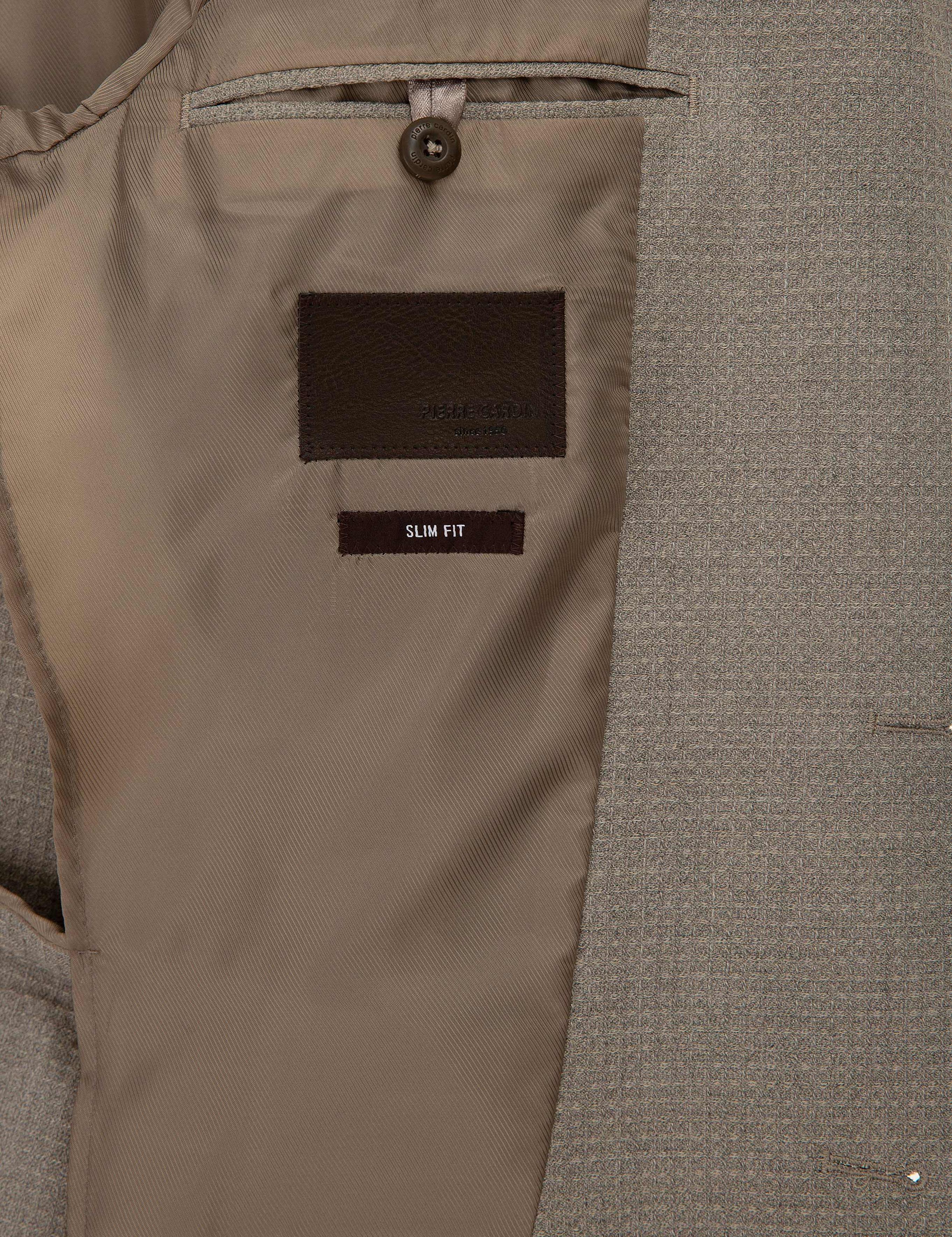 Açık Kahverengi Slim Fit Ceket