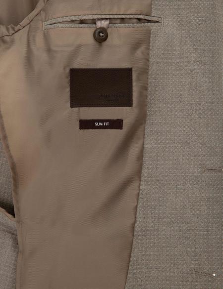 Açık Kahverengi Slim Fit Ceket - 50220037074