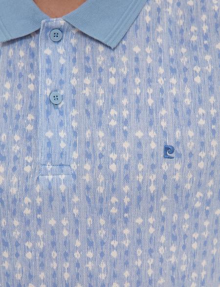 Açık Mavi Slim Fit Polo Yaka T-Shirt - 50218599037