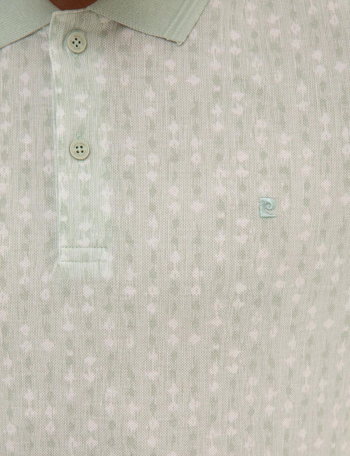 Mint Yeşil Slim Fit Polo Yaka T-Shirt - 50218599051