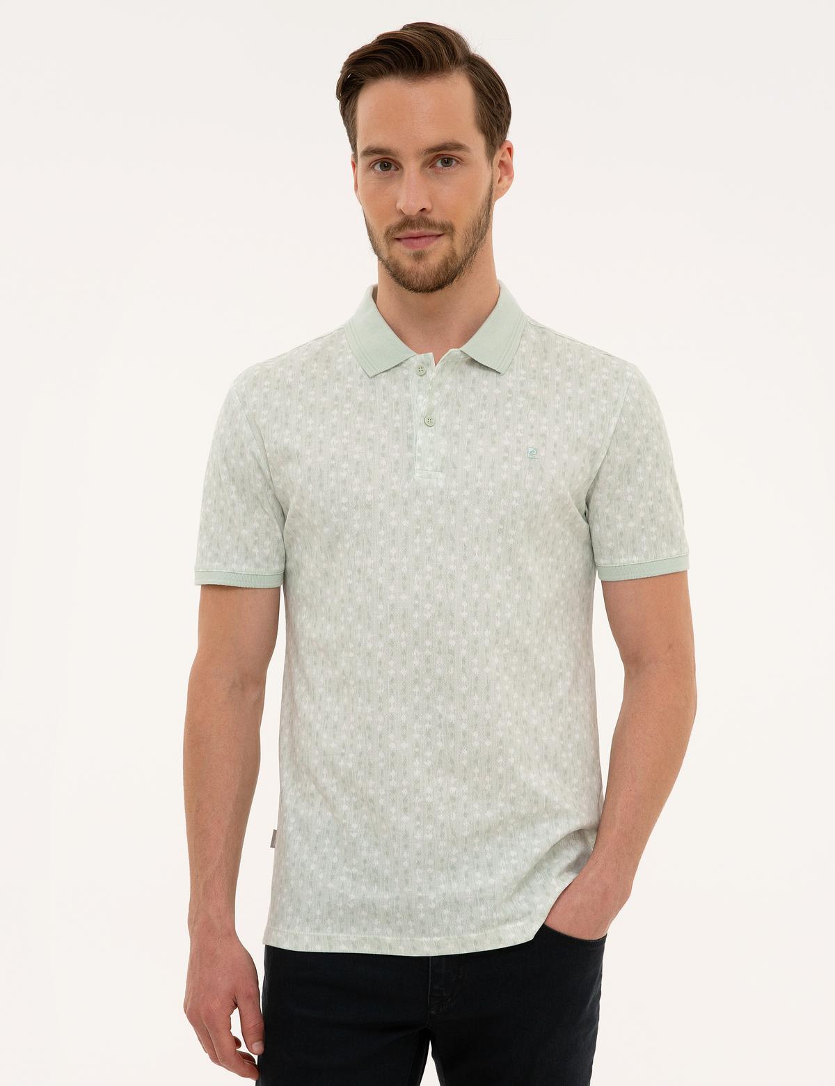 Mint Yeşil Slim Fit Polo Yaka T-Shirt