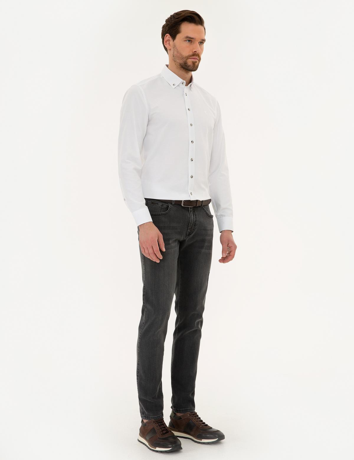 Füme Slim Fit Denim Pantolon - 50219594066