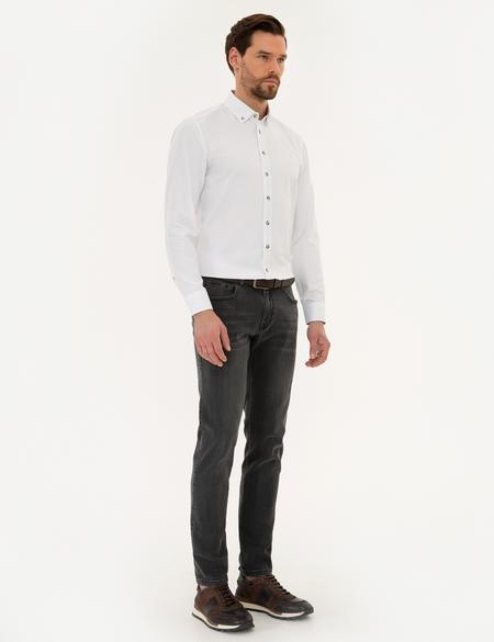 Füme Slim Fit Denim Pantolon - 50219594066