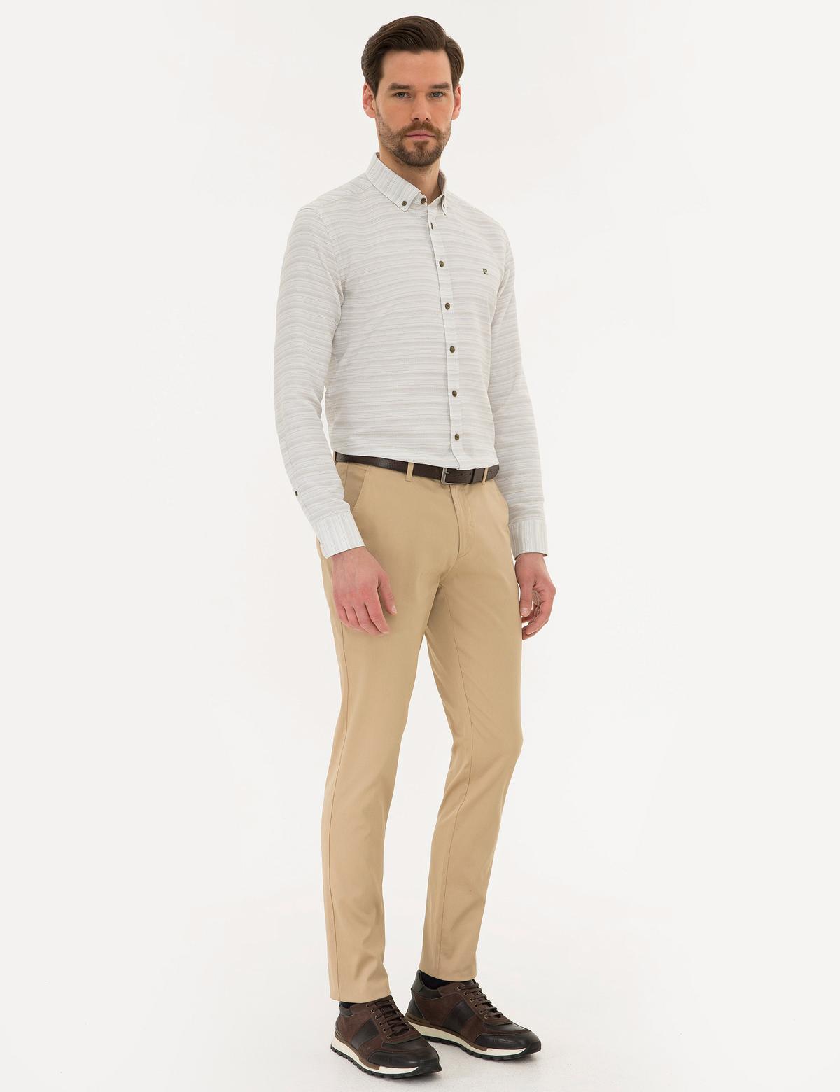 Camel Slim Fit Kanvas Pantolon - 50219693151