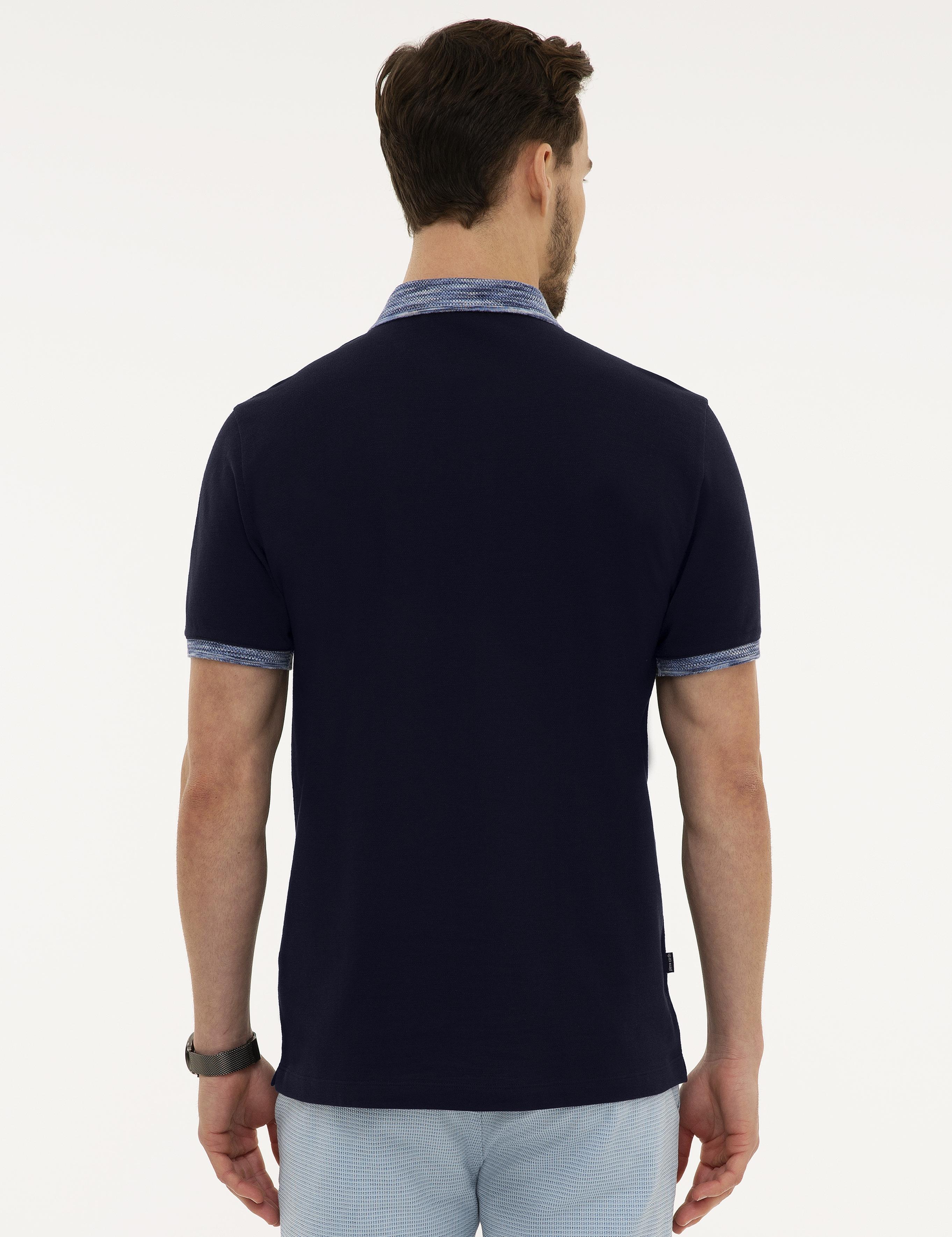 Lacivert Slim Fit T-Shirt
