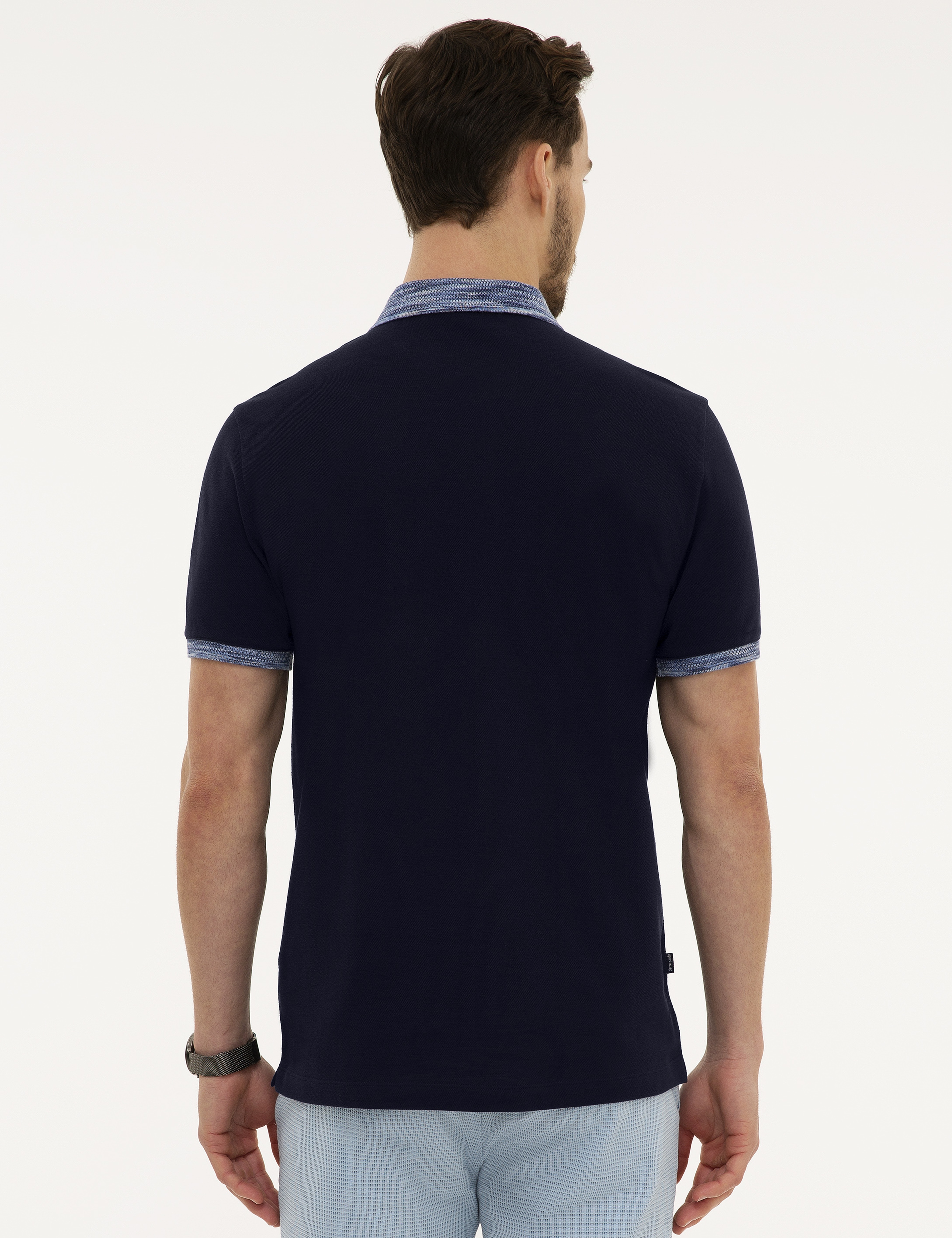 Lacivert Slim Fit T-Shirt - Image 3