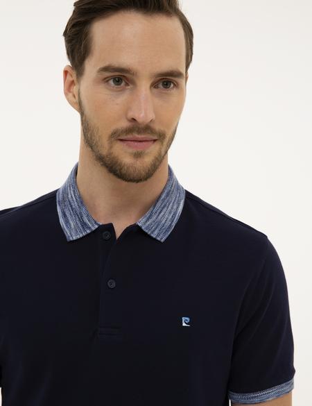 Lacivert Slim Fit T-Shirt - 50218593008