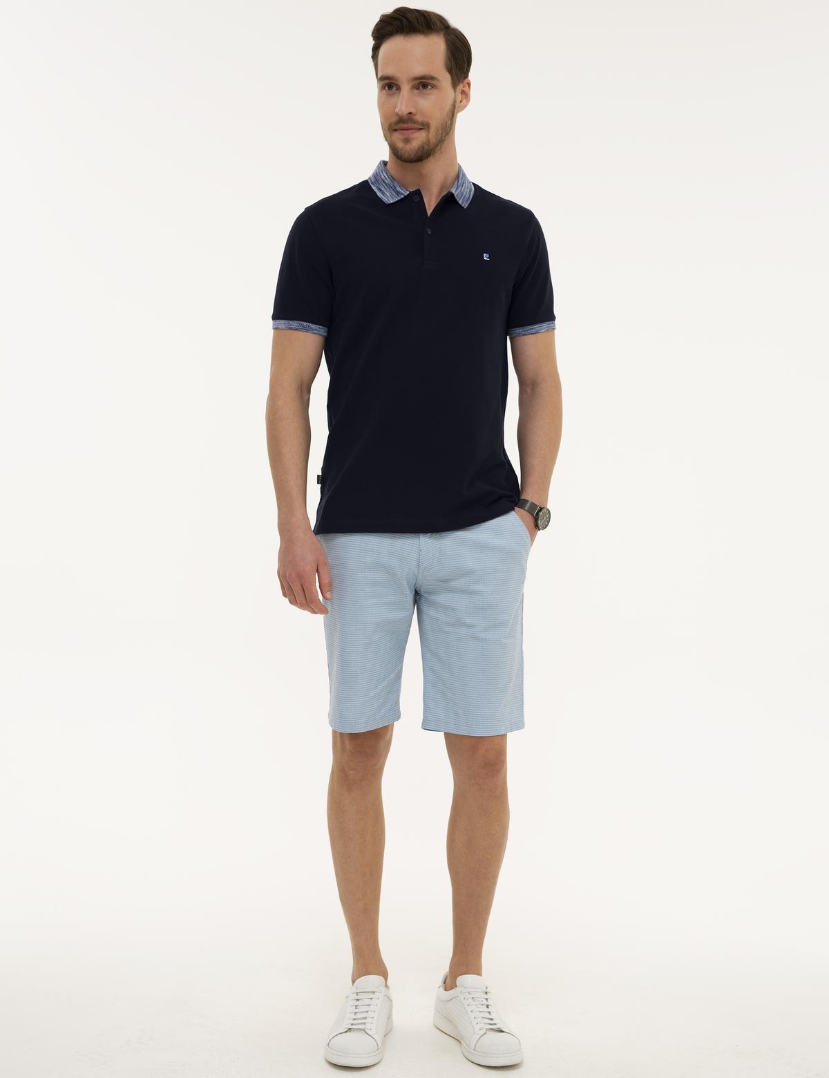 Lacivert Slim Fit T-Shirt - 50218593008