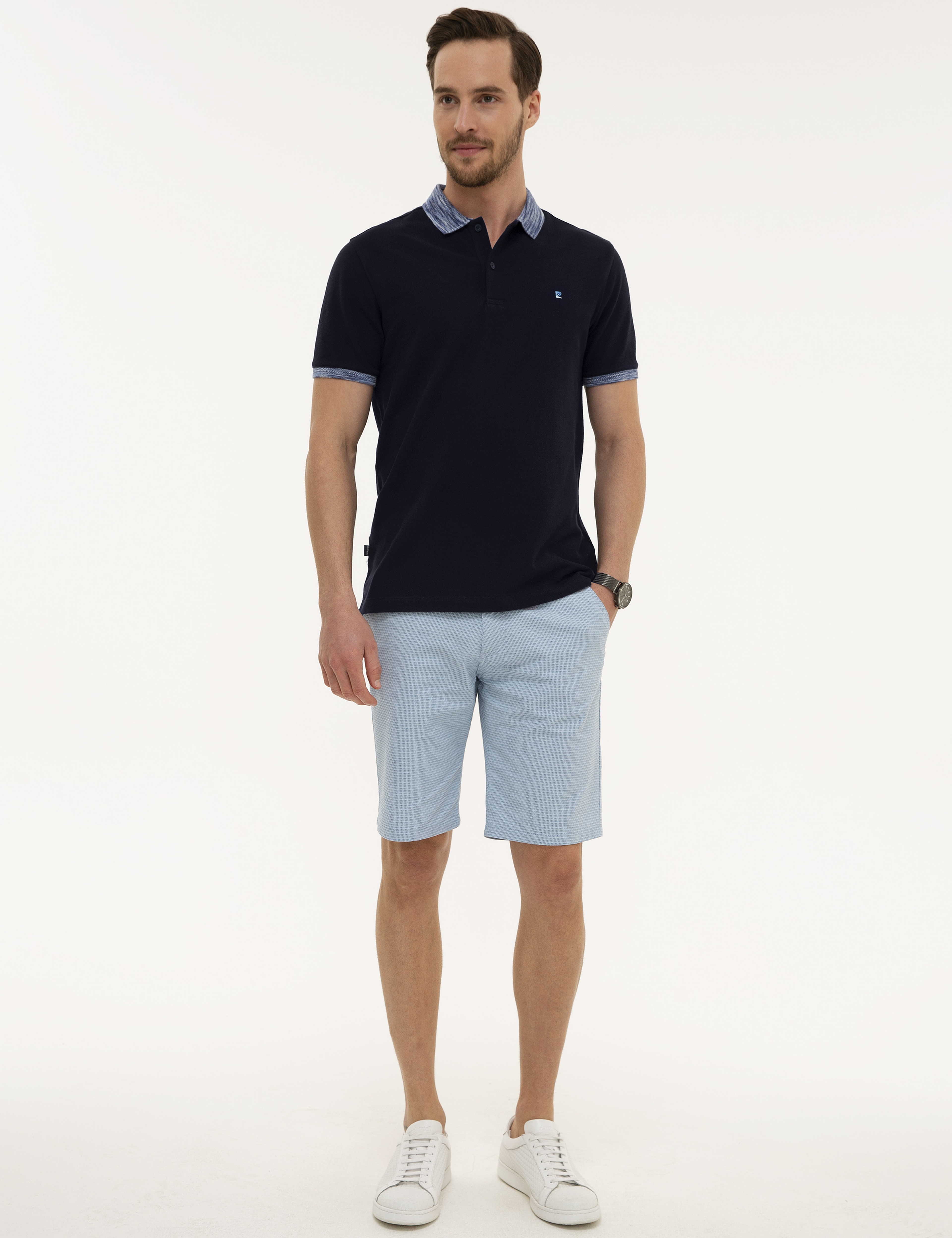Lacivert Slim Fit T-Shirt - Image 4