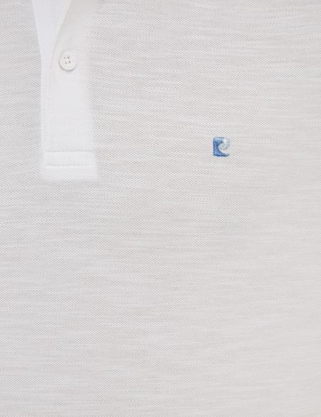 Beyaz Slim Fit Tişört - 50218593016