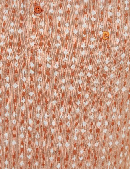 Turuncu Slim Fit Polo Yaka T-Shirt - 50218599061