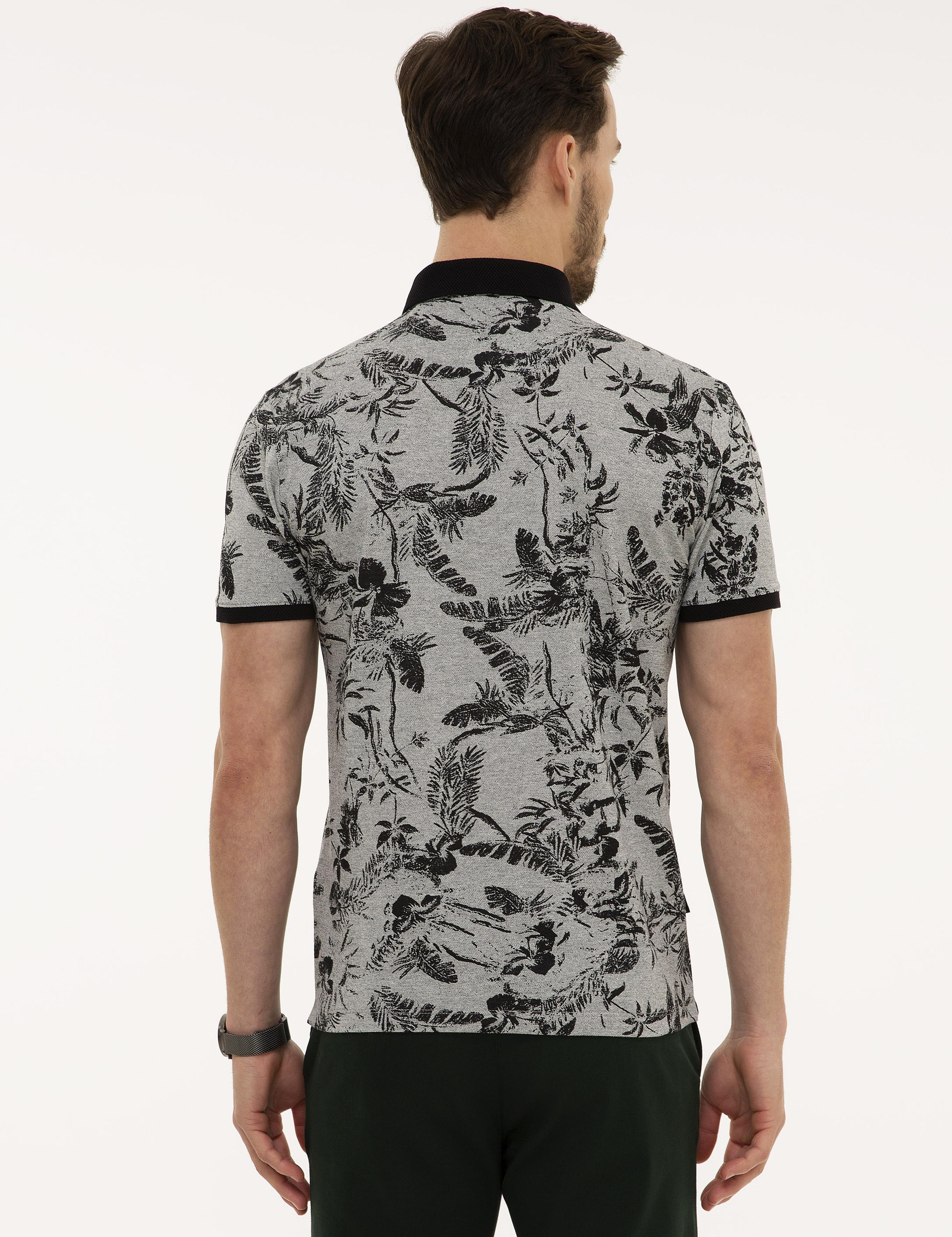 Siyah Slim Fit Polo Yaka Tişört