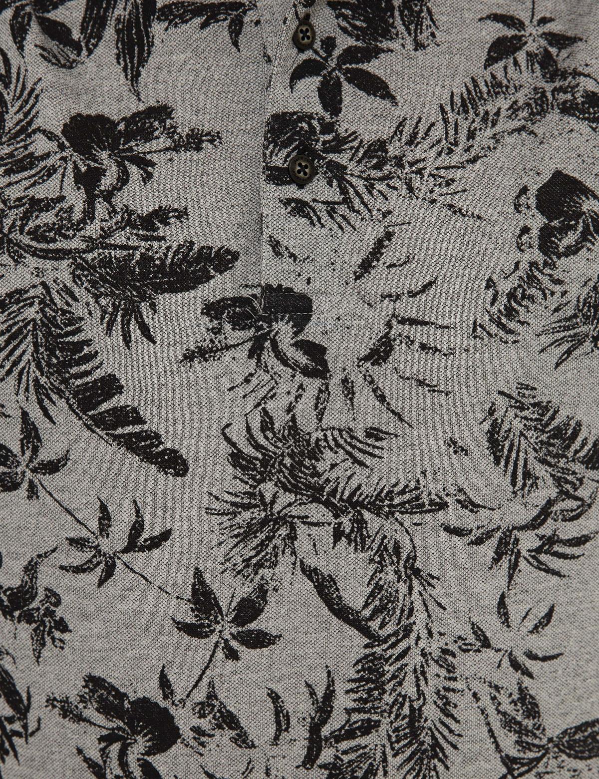 Siyah Slim Fit Polo Yaka Tişört - 50219725023