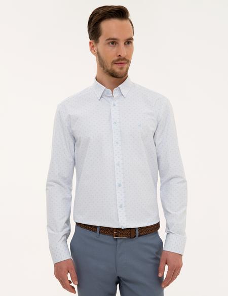 Açık Mavi Regular Fit Gömlek - 50219321007