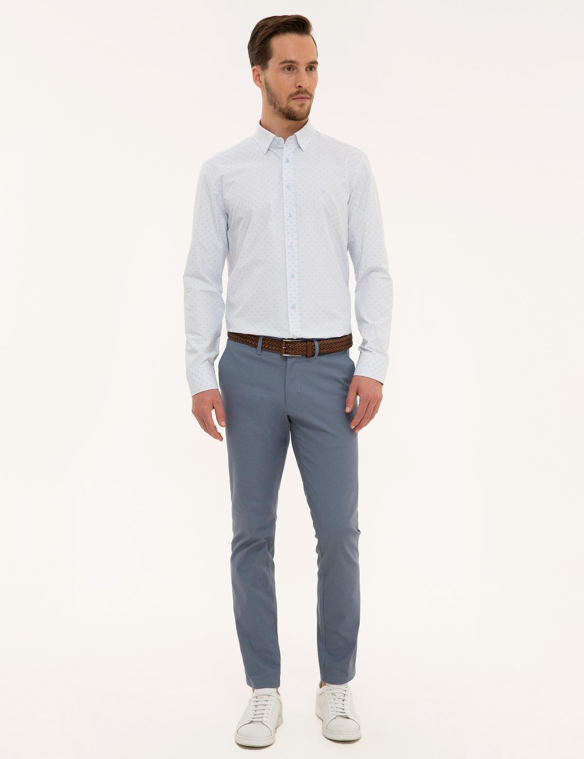 Açık Mavi Regular Fit Gömlek - 50219321007