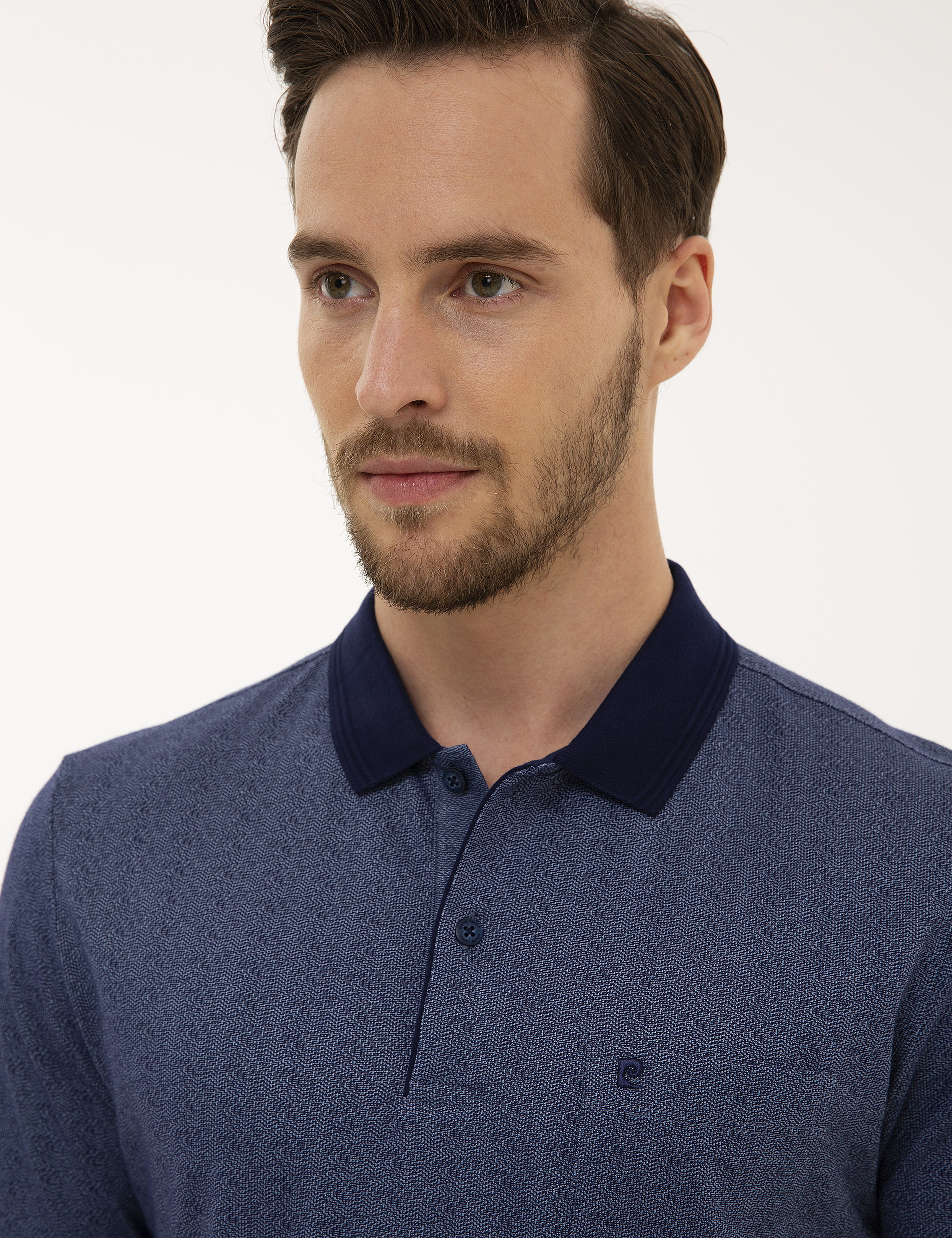 Lacivert Regular Fit Polo Yaka T-Shirt - Image 1