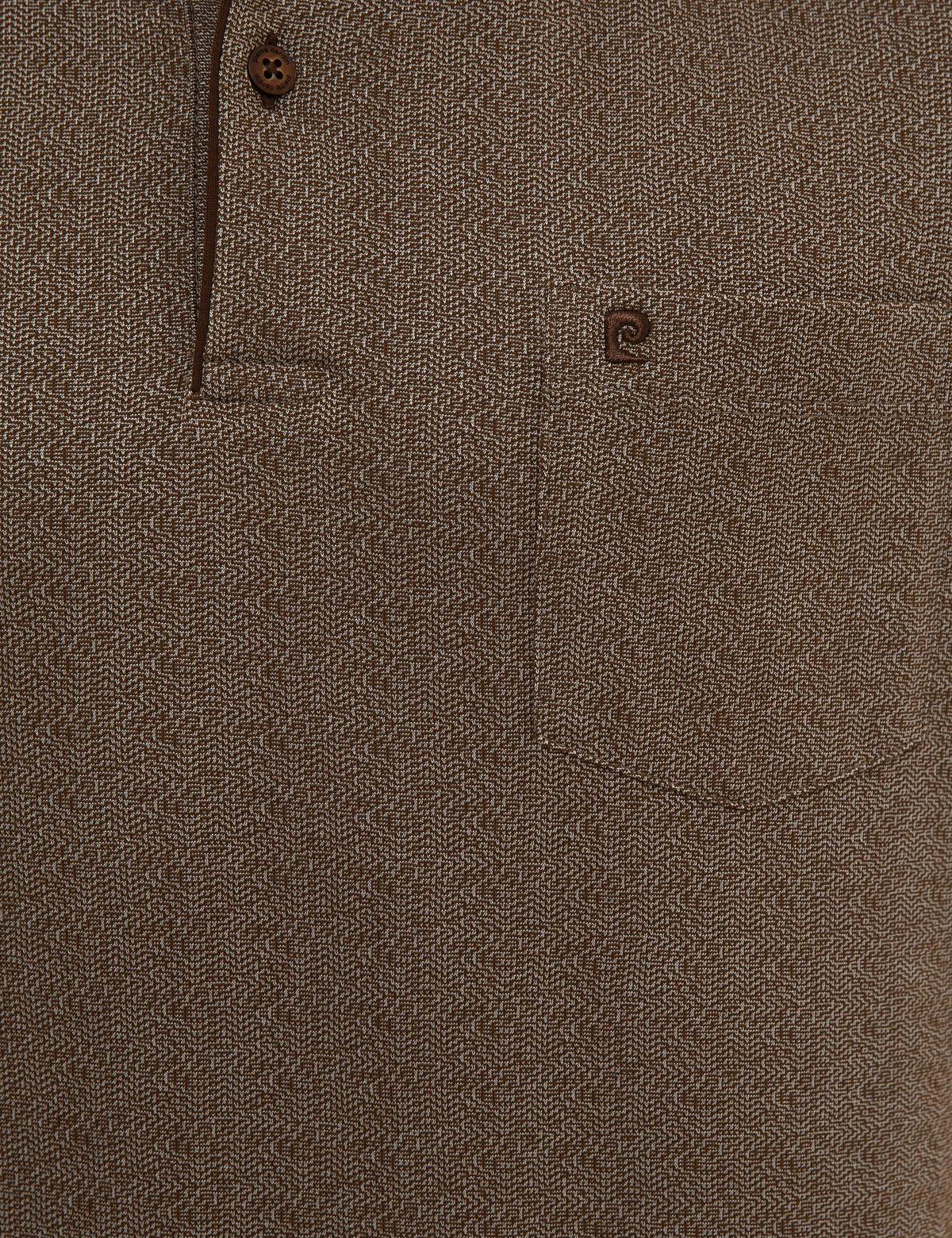 Kahverengi Regular Fit Polo Yaka T-Shirt - 50219445036