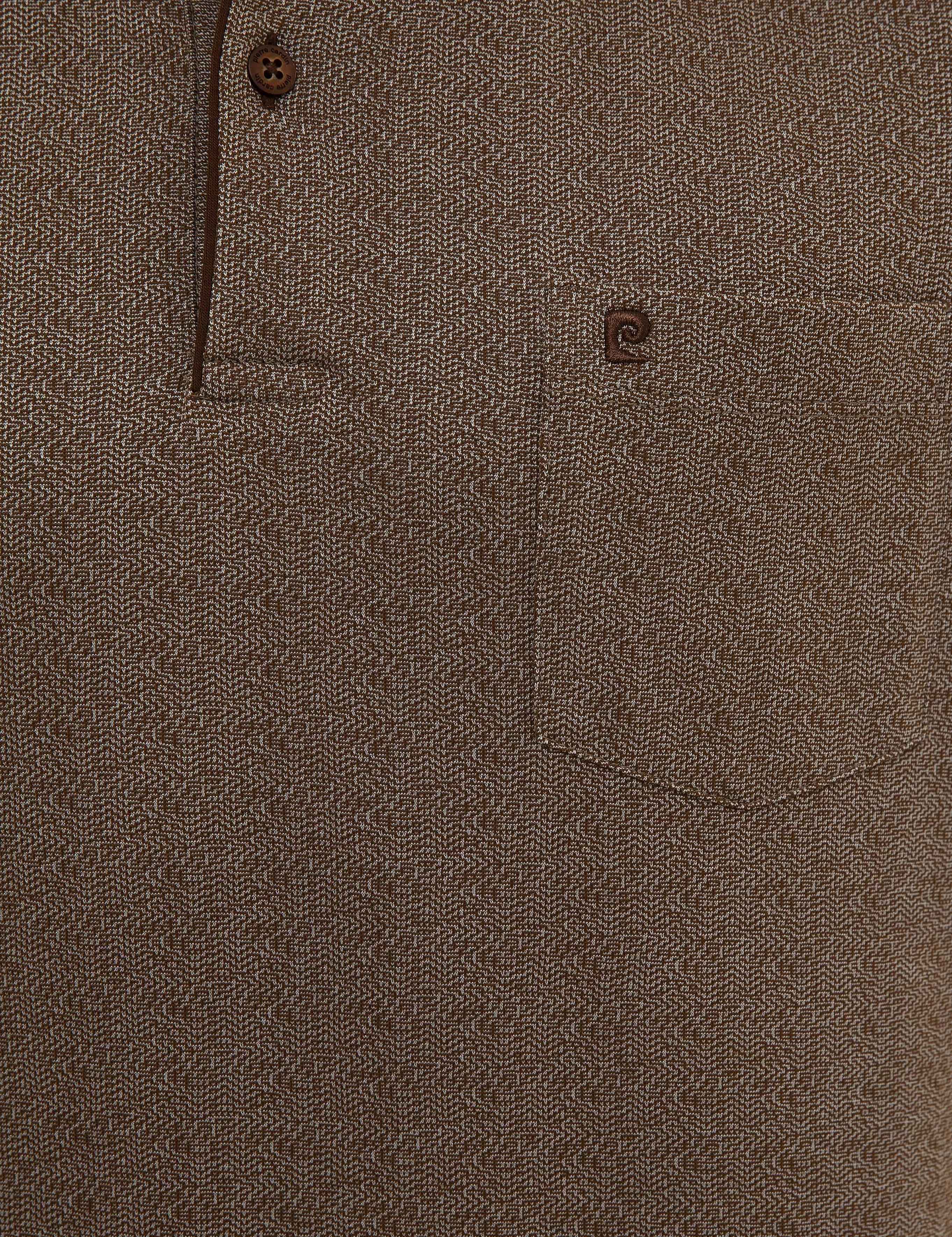 Kahverengi Regular Fit Polo Yaka T-Shirt