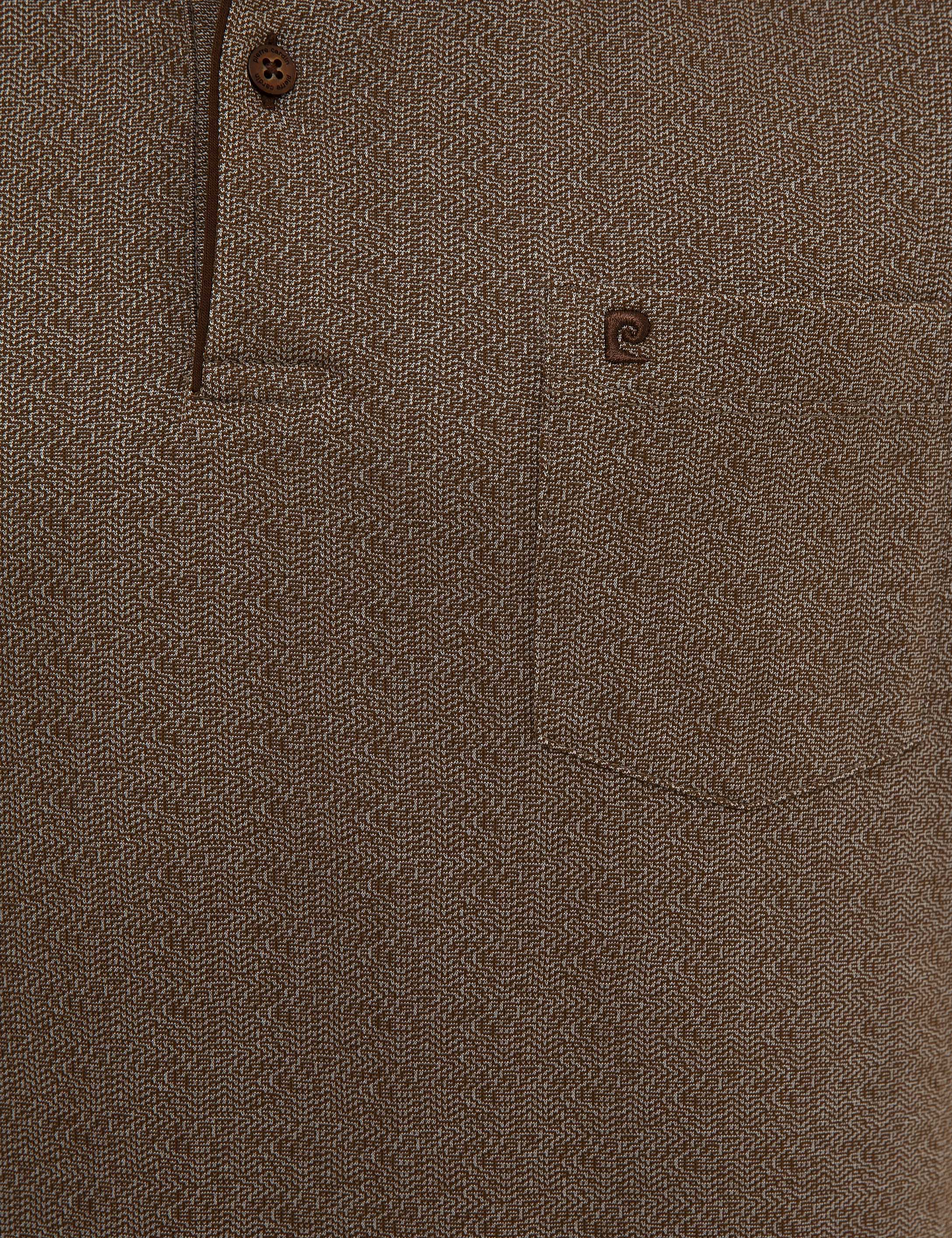 Kahverengi Regular Fit Polo Yaka Tişört