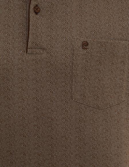 Kahverengi Regular Fit Polo Yaka T-Shirt - 50219445036