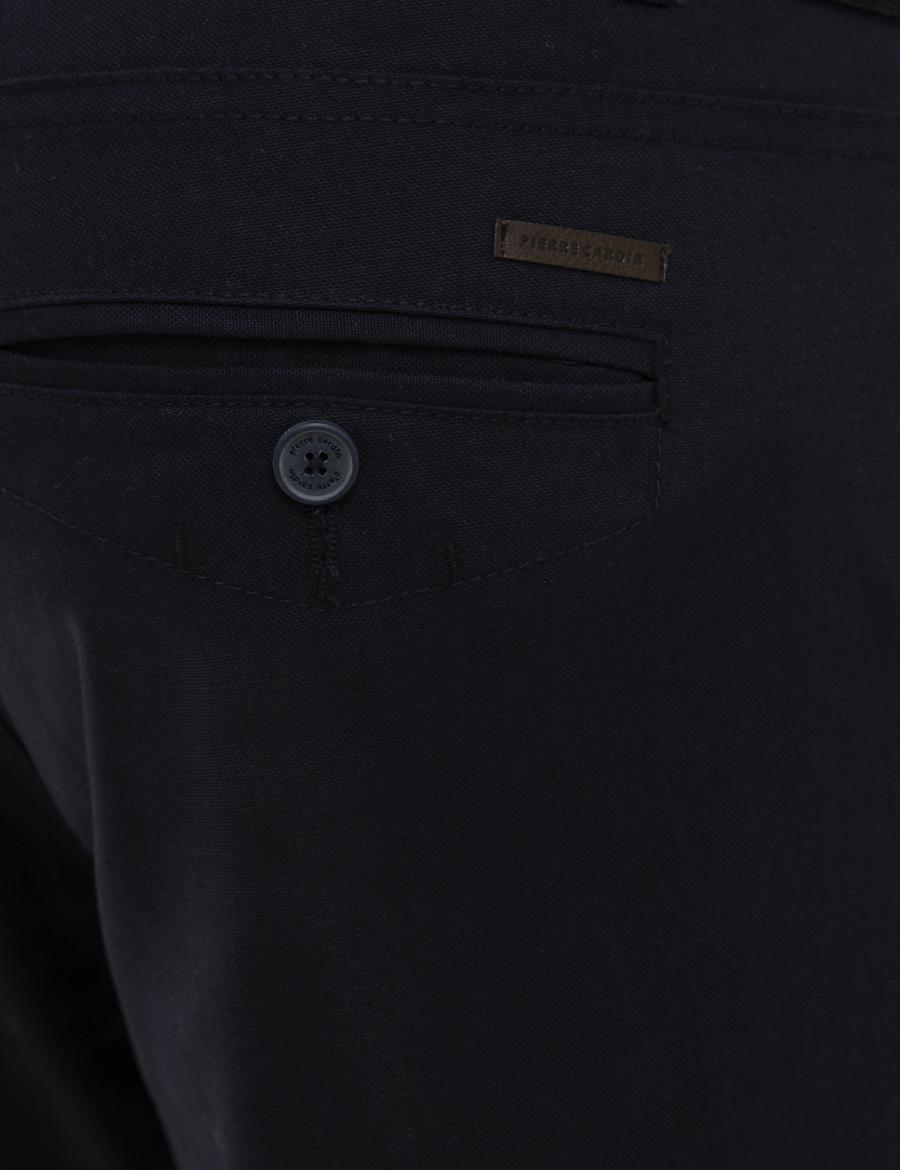 Lacivert Slim Fit Chino Pantolon