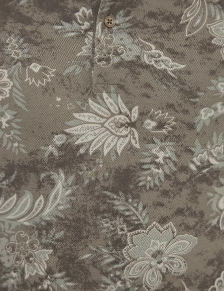 Koyu Gri Slim Fit Polo Yaka Tişört - 50218596024