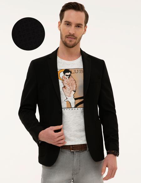 Siyah Ekstra Slim Fit Ceket - 50220054035