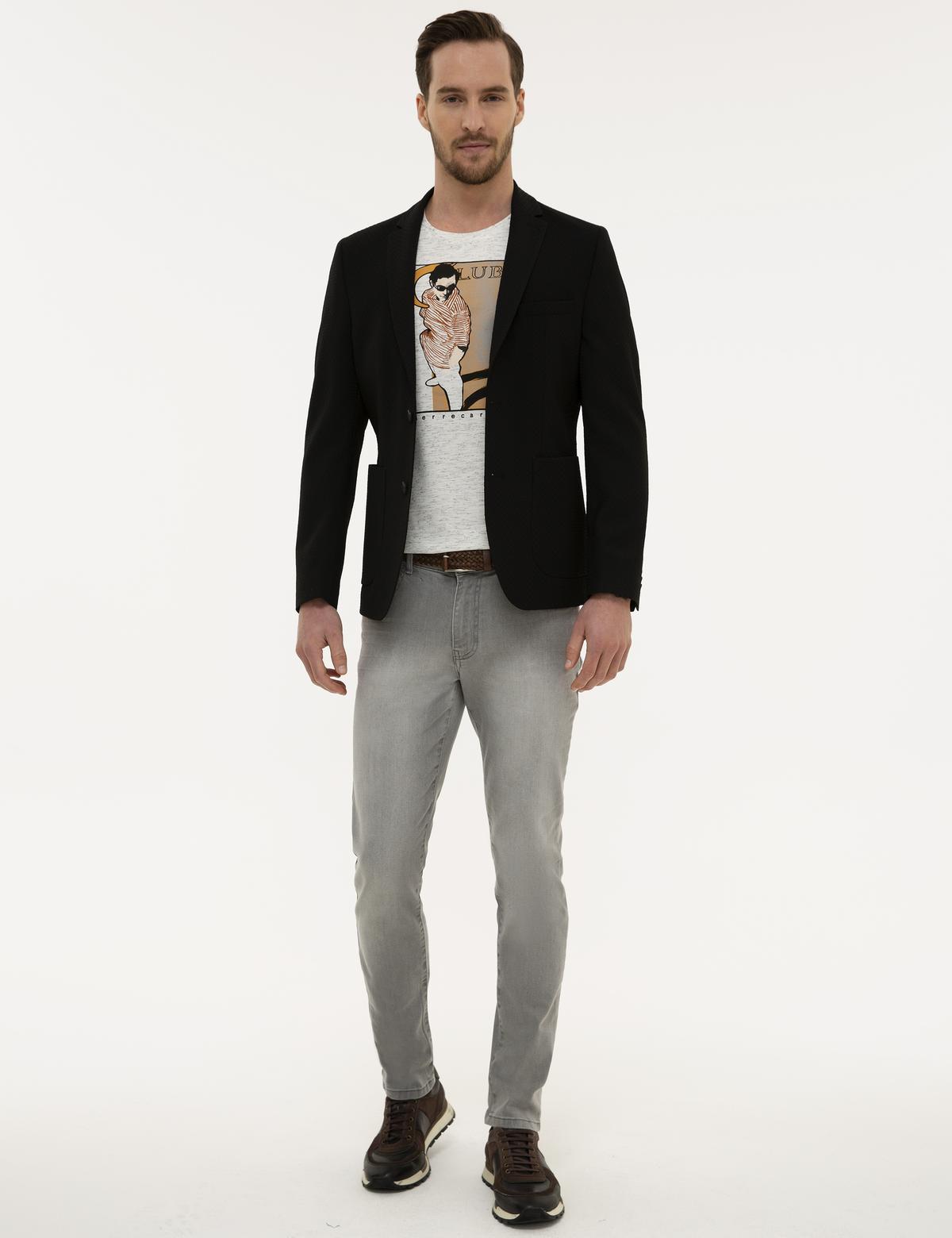 Siyah Ekstra Slim Fit Ceket - 50220054035