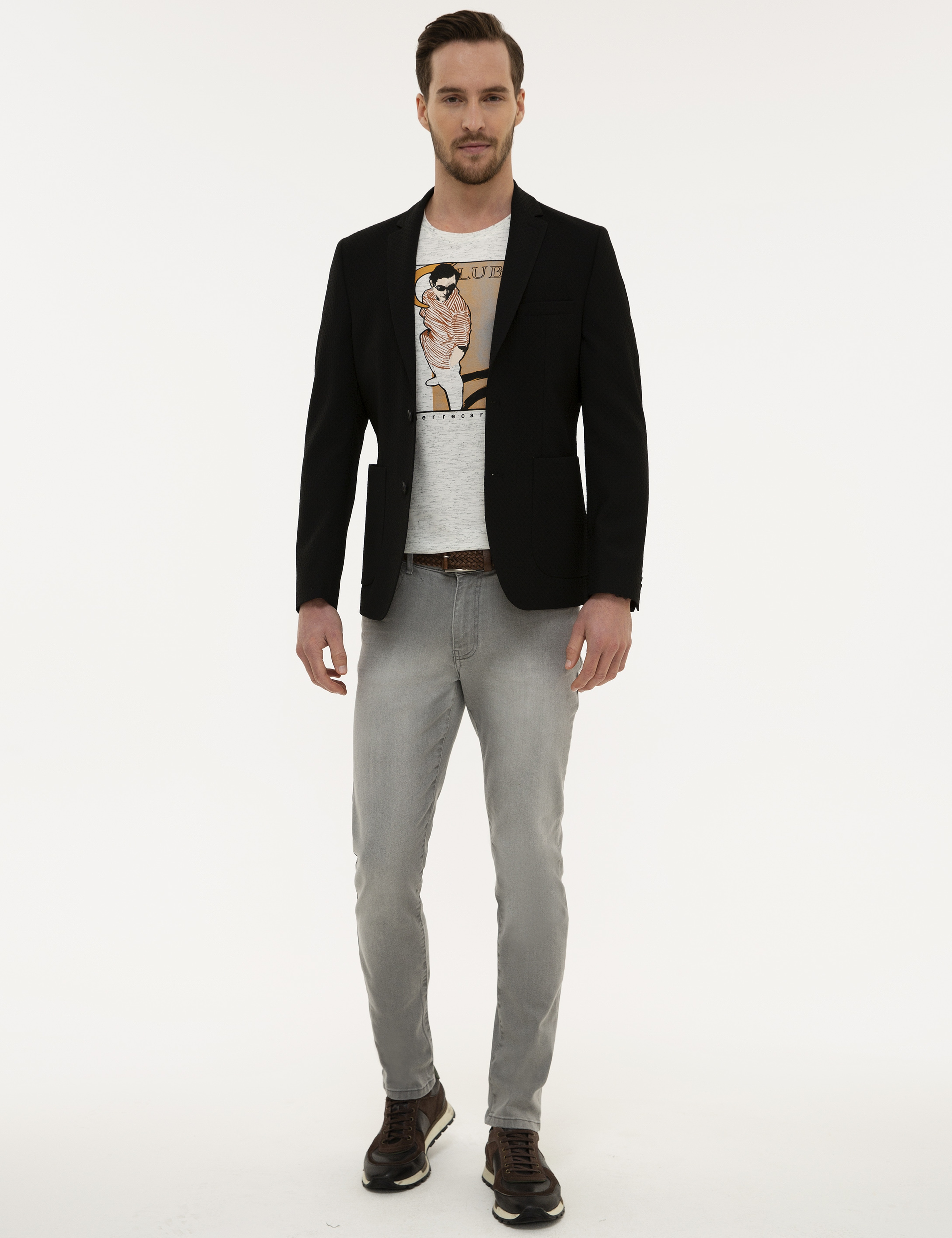 Siyah Ekstra Slim Fit Ceket