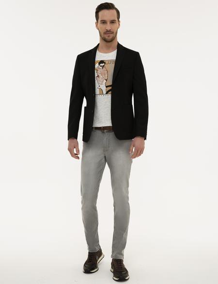 Siyah Ekstra Slim Fit Ceket - 50220054035