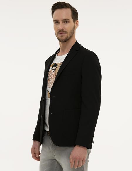 Siyah Ekstra Slim Fit Ceket - 50220054035