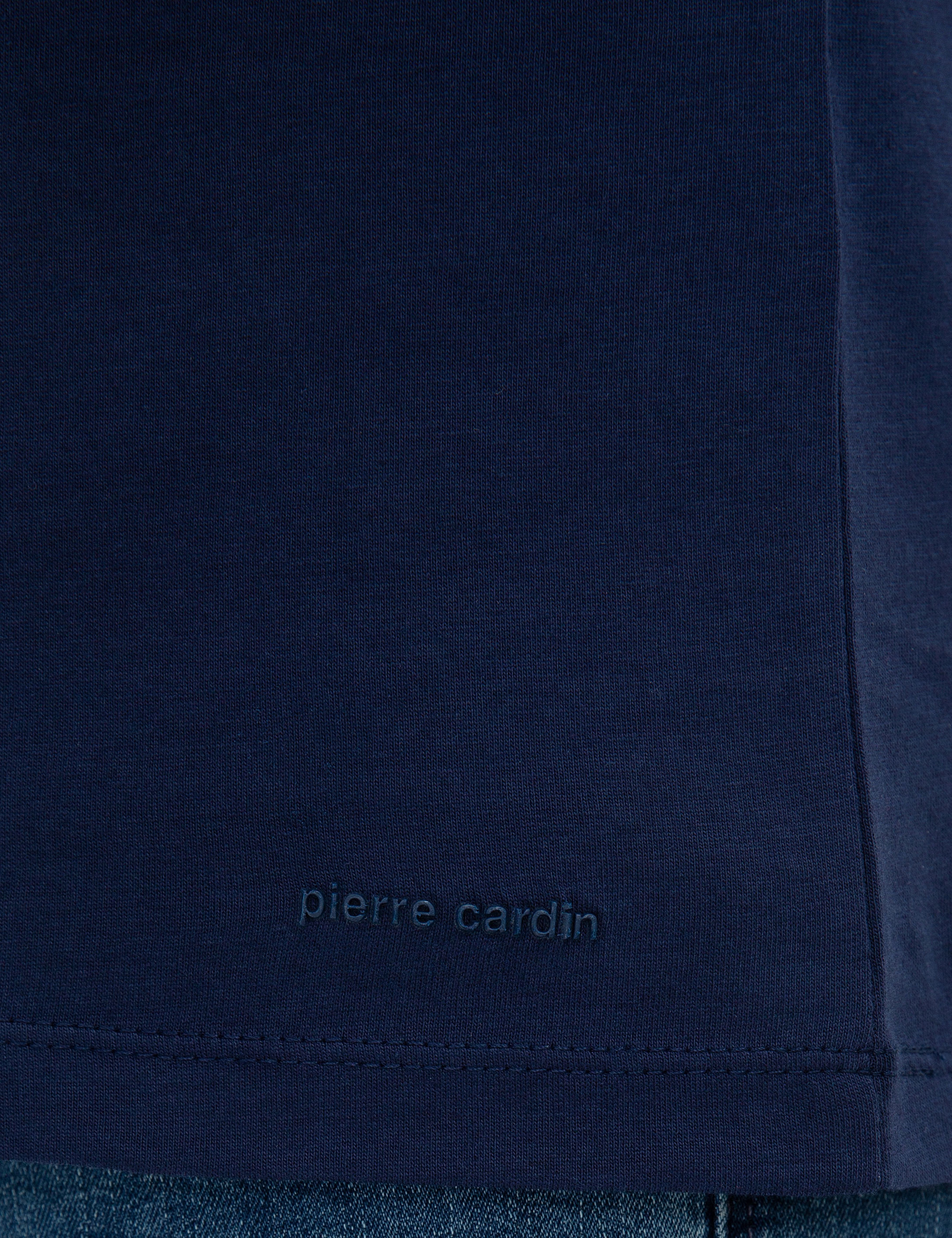 Lacivert Slim Fit Basic Tişört - Image 5