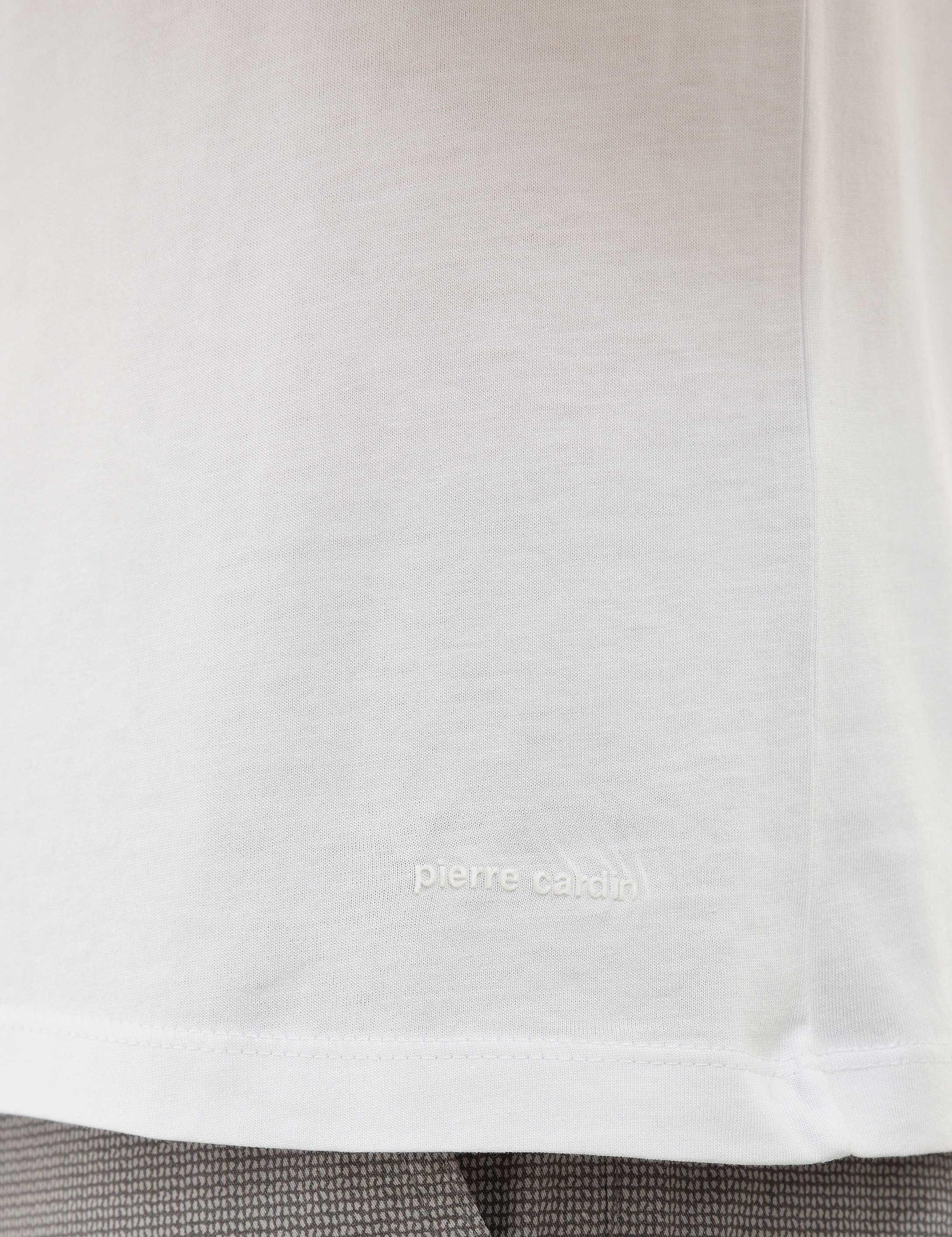 Beyaz Slim Fit Basic Tişört