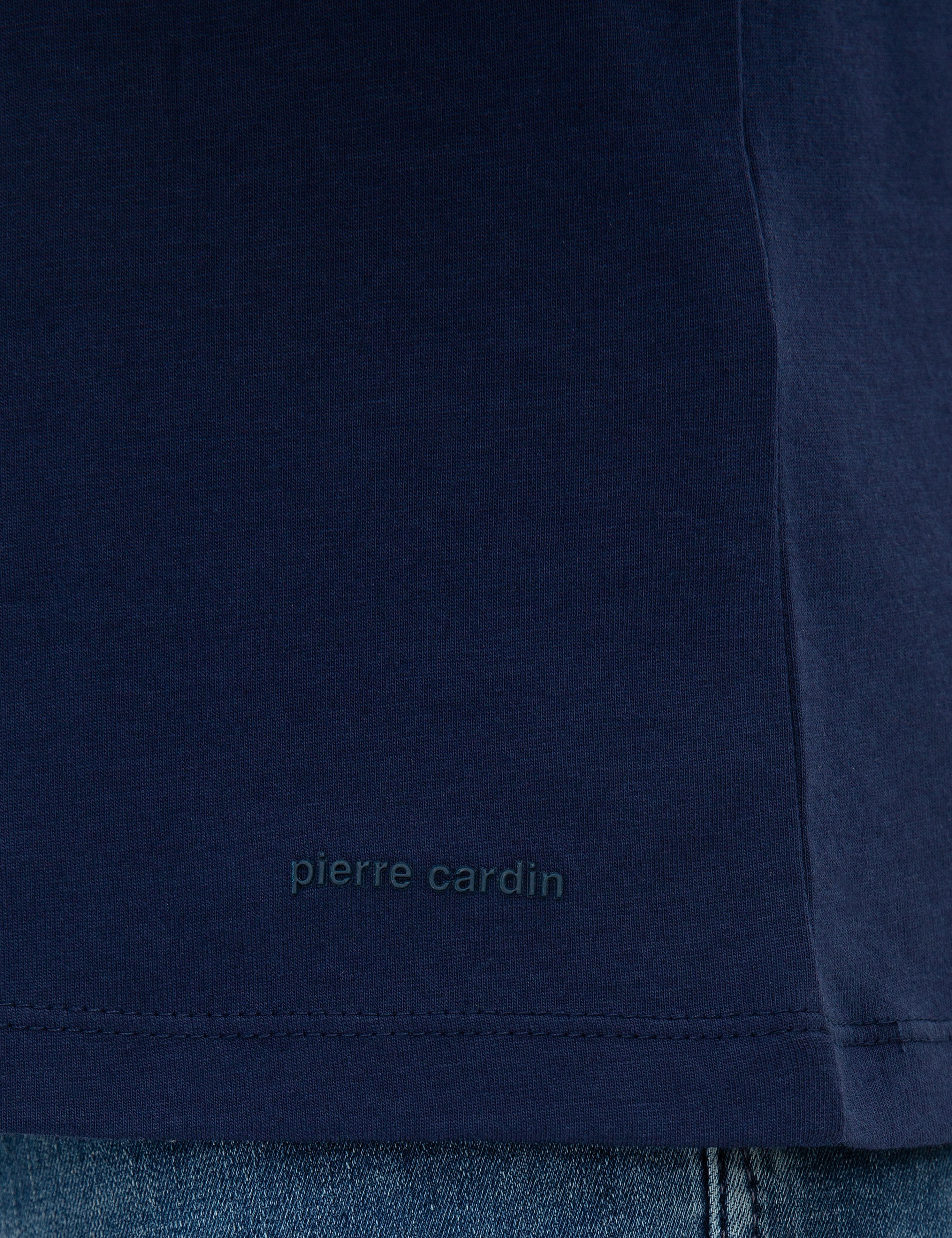 Lacivert Slim Fit Basic Tişört - Image 5