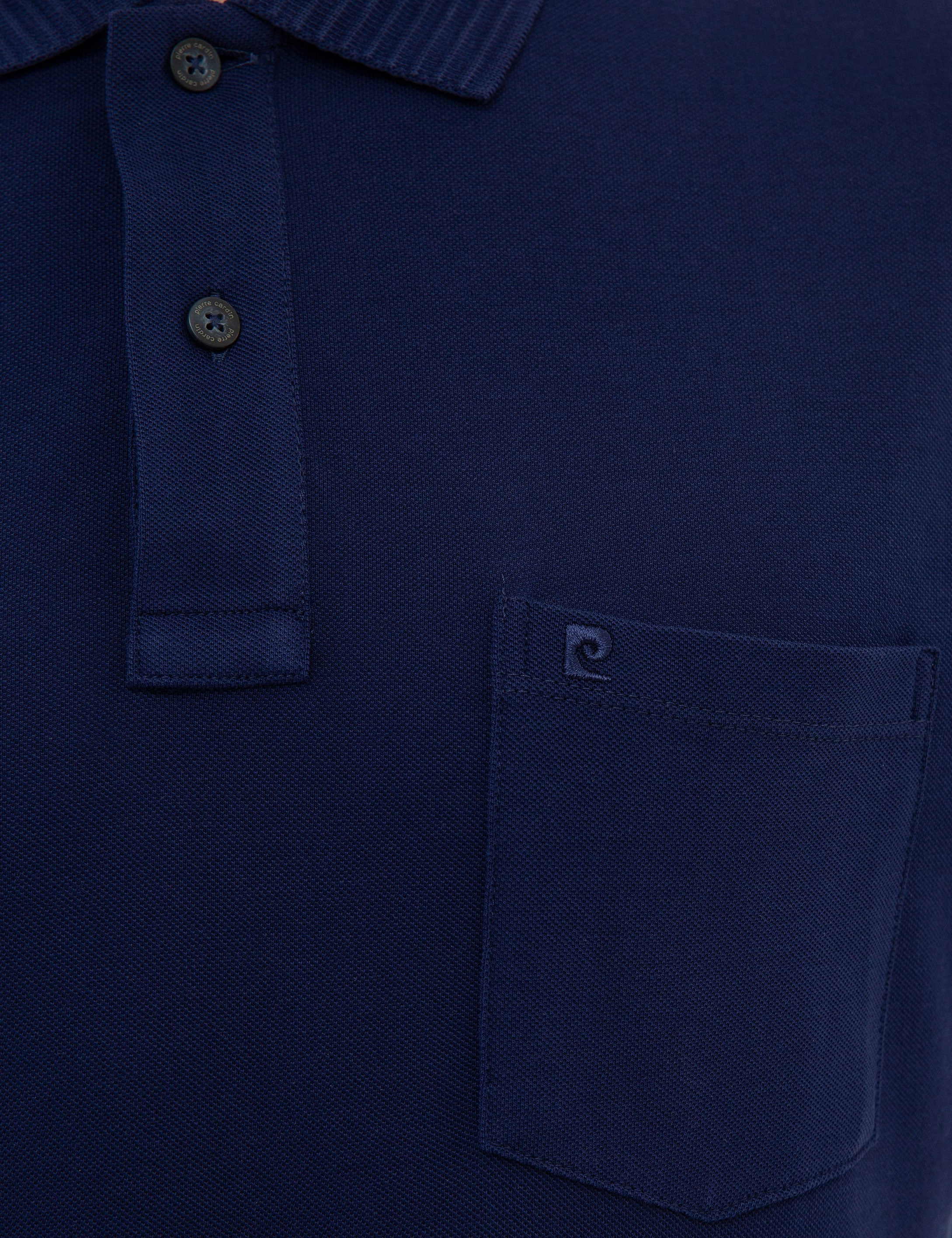 Pierre Cardin Lacivert Regular Fit Polo Yaka Basic Tişört görsel 5