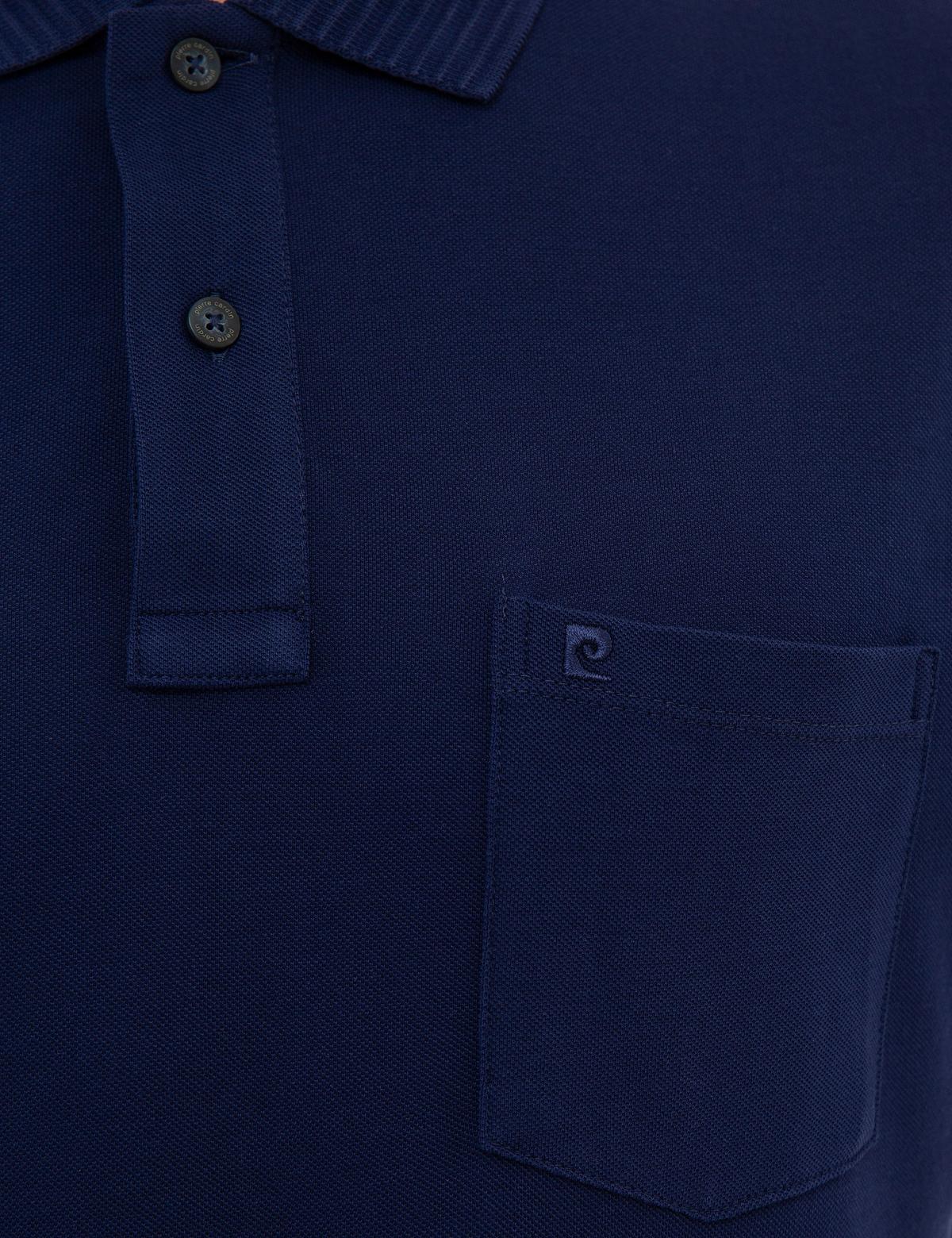 Lacivert Regular Fit Polo Yaka Basic Tişört - 50218586105