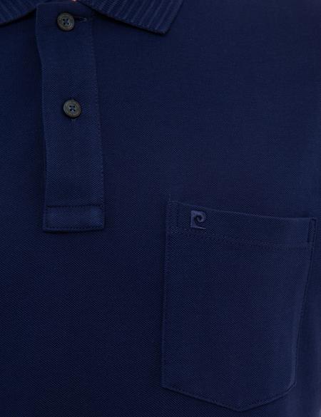 Lacivert Regular Fit Polo Yaka Basic Tişört - 50218586105